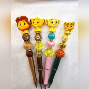 Lion king doorables pens, all 4